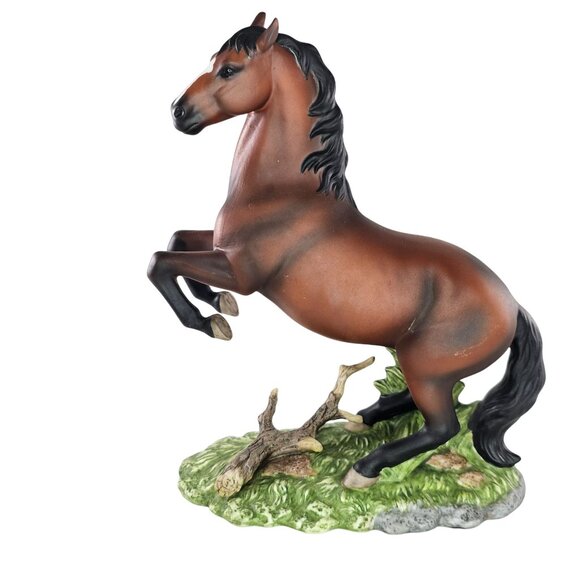Porcelain Horse Figurine "The Champion" Masterpiece Edition By Homco 1997 - Picture 1 of 8